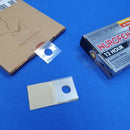Sticky Pads Self Adhesive Flexible Hang Tabs with Round Hole x 100-Clip-Easy Bay