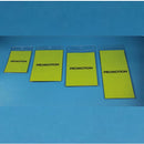 100 x Clear Plastic Sleeve Soft PVC Pockets with Eyelets