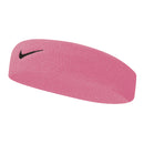 Nike Swoosh Cotton Nylon Sport Headband Pink Gaze/Oil Grey