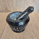 Mortar And Pestle Handmade Solid Granite Stone Spice Grinder