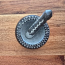 Mortar And Pestle Handmade Solid Granite Stone Spice Grinder