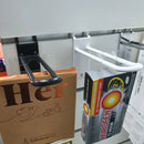 Sticky Hangers Adhesive Hang Tabs Flexible Hangtags x 100-Hang Tab-Easy Bay