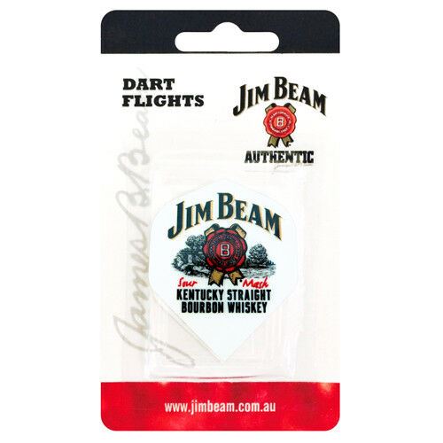 Official Jim Beam Dart Flights - Set of 3 Jim Beam Dart Fins-Darts-Easy Bay