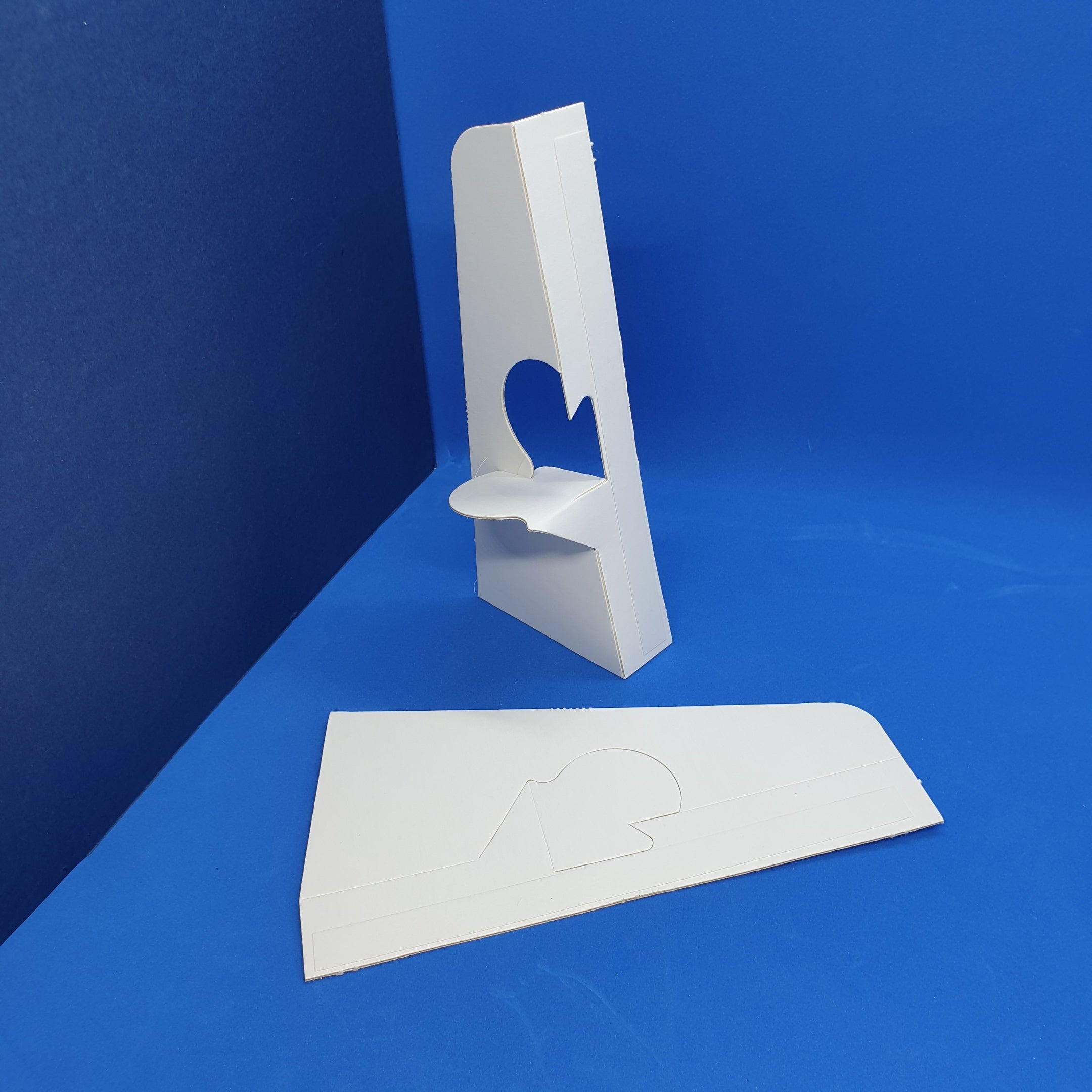 10 x Standee Back Strut Cardboard A5 Sign Solder Support strut with Ad