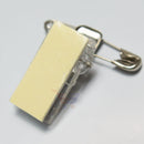 Adhesive Safety Pin and Alligator Clip Badge Holder x 10-Clip-Easy Bay