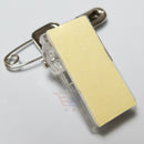 Adhesive Safety Pin and Alligator Clip Badge Holder x 10-Clip-Easy Bay