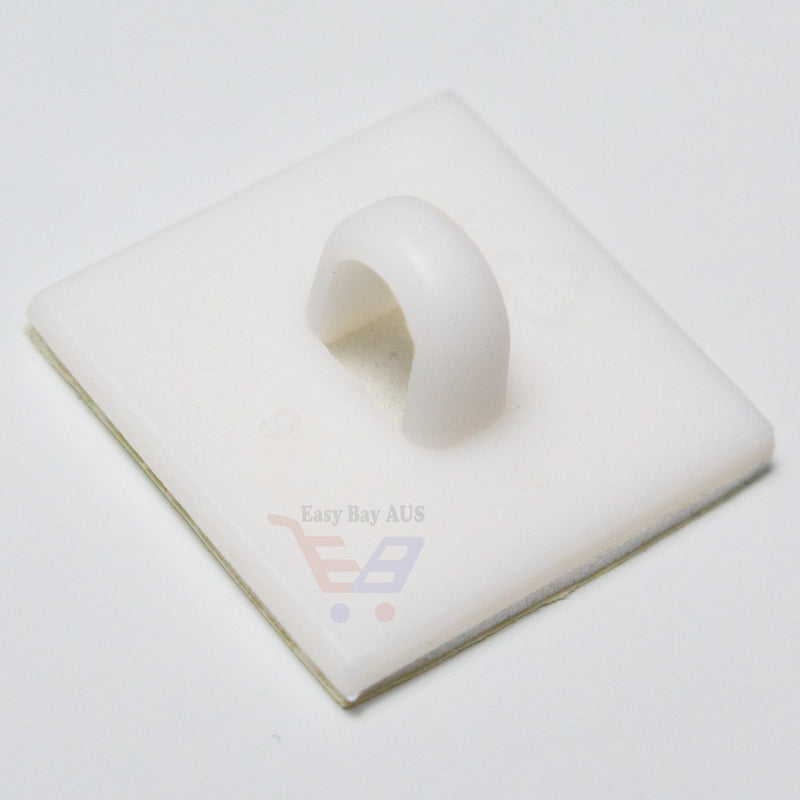 Plastic Sticky Hook 20mm Ceiling Hanger Adhesive x 10-Hook-Easy Bay