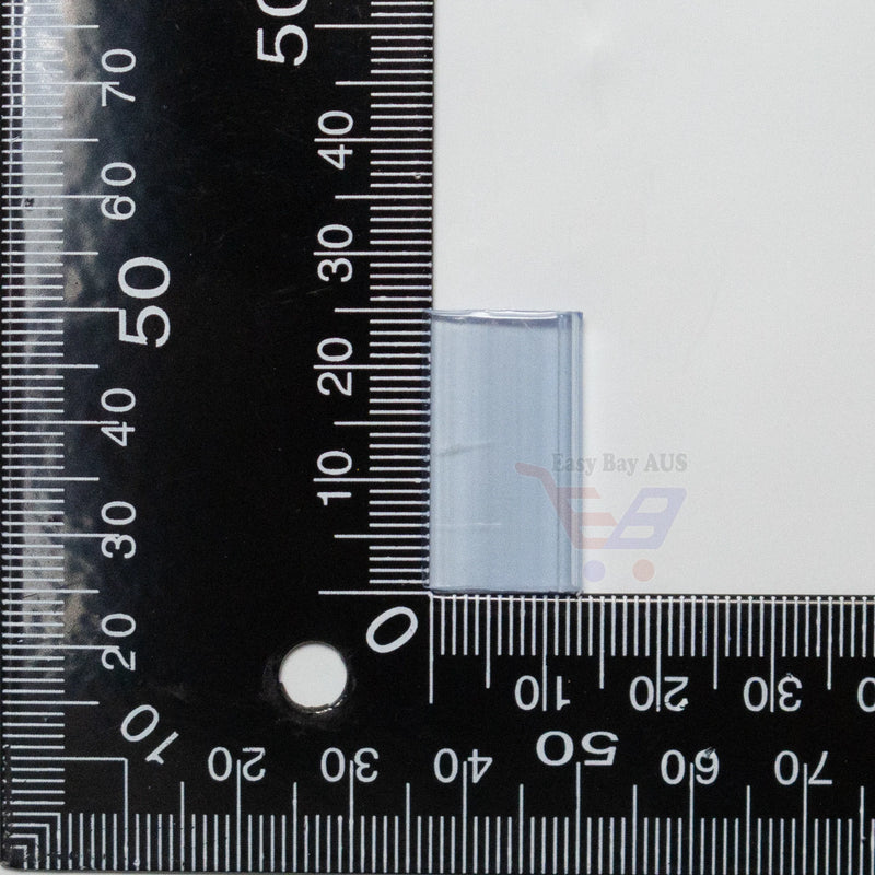 500 x Data Strip Shelf Talker Clip Clear Plastic Shelf Ticket Holder-Clip-Easy Bay