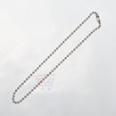 Pearl Chain Chromed Metal with Link Fastener 100mm x 10-Chain-Easy Bay