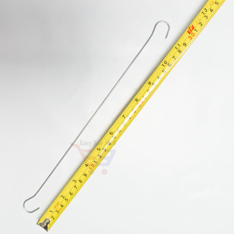30cm Ceiling Hanging Steel Hooks Metal Wire x 10-Hook-Easy Bay