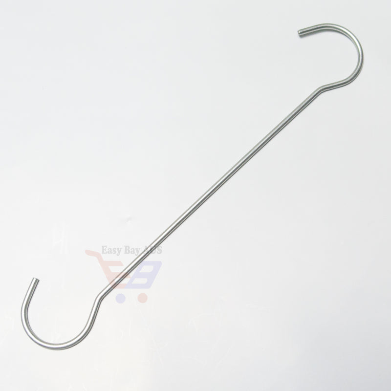 15cm Ceiling Hanging Steel Hooks Metal Wire x 10-Hook-Easy Bay