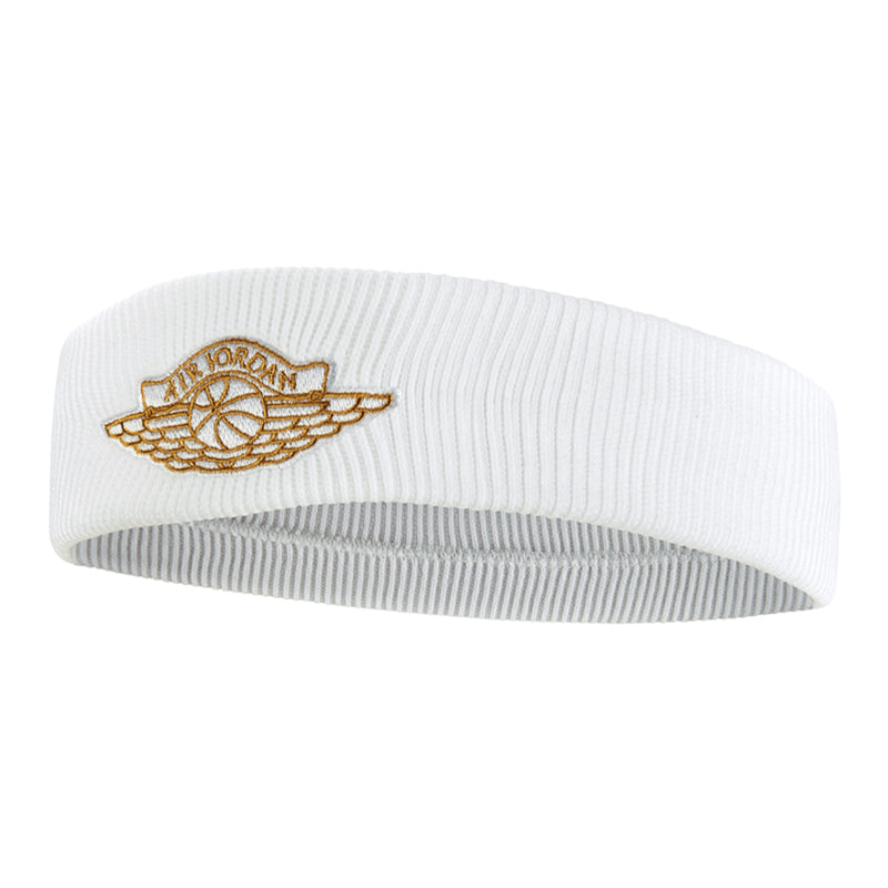 Jordan Wings Headband 2.0 White/Metallic Gold