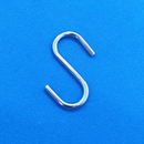 Metal S Hook 27mm Height 2mm Steel Wire x 10-Hook-Easy Bay