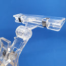 Clear Plastic Sign Holder Claw Clamp with Large Display Card Clip x 10-Hook-Easy Bay
