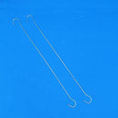 Hanging Hooks Steel Wire Ceiling Metal Wire Hanger Rod x 10-Hook-Easy Bay