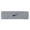 Nike Swoosh Cotton Nylon Sports Headband Silver / Black-Headband-Easy Bay