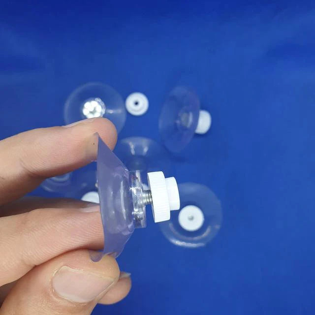 Suction Cup with M4 Screw Cap 38mm Rubber Sucker Clear Suction Caps x 50-Hook-Easy Bay